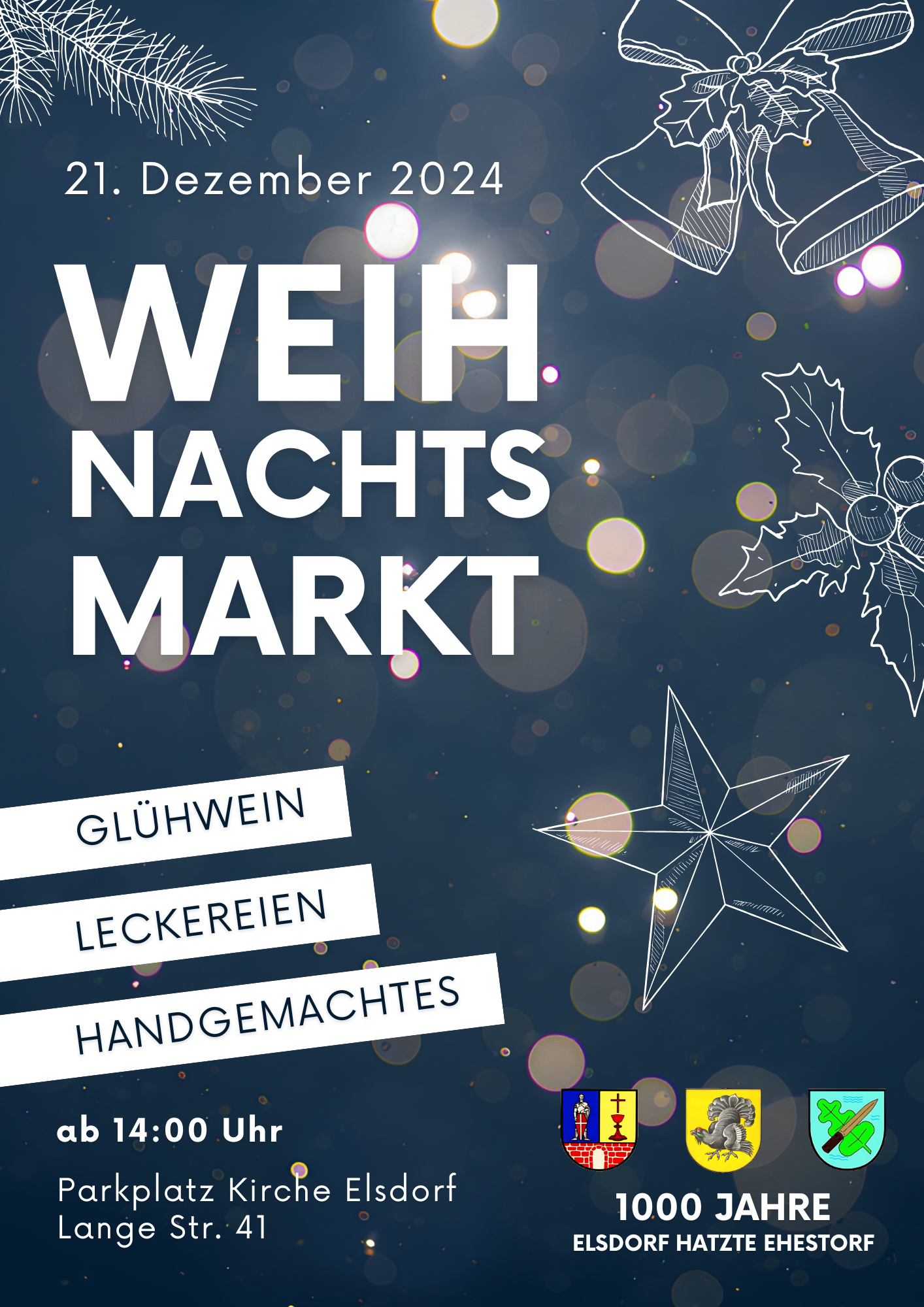 Weihnachtsmarkt der Gemeinde Elsdorf am 21.12.2024