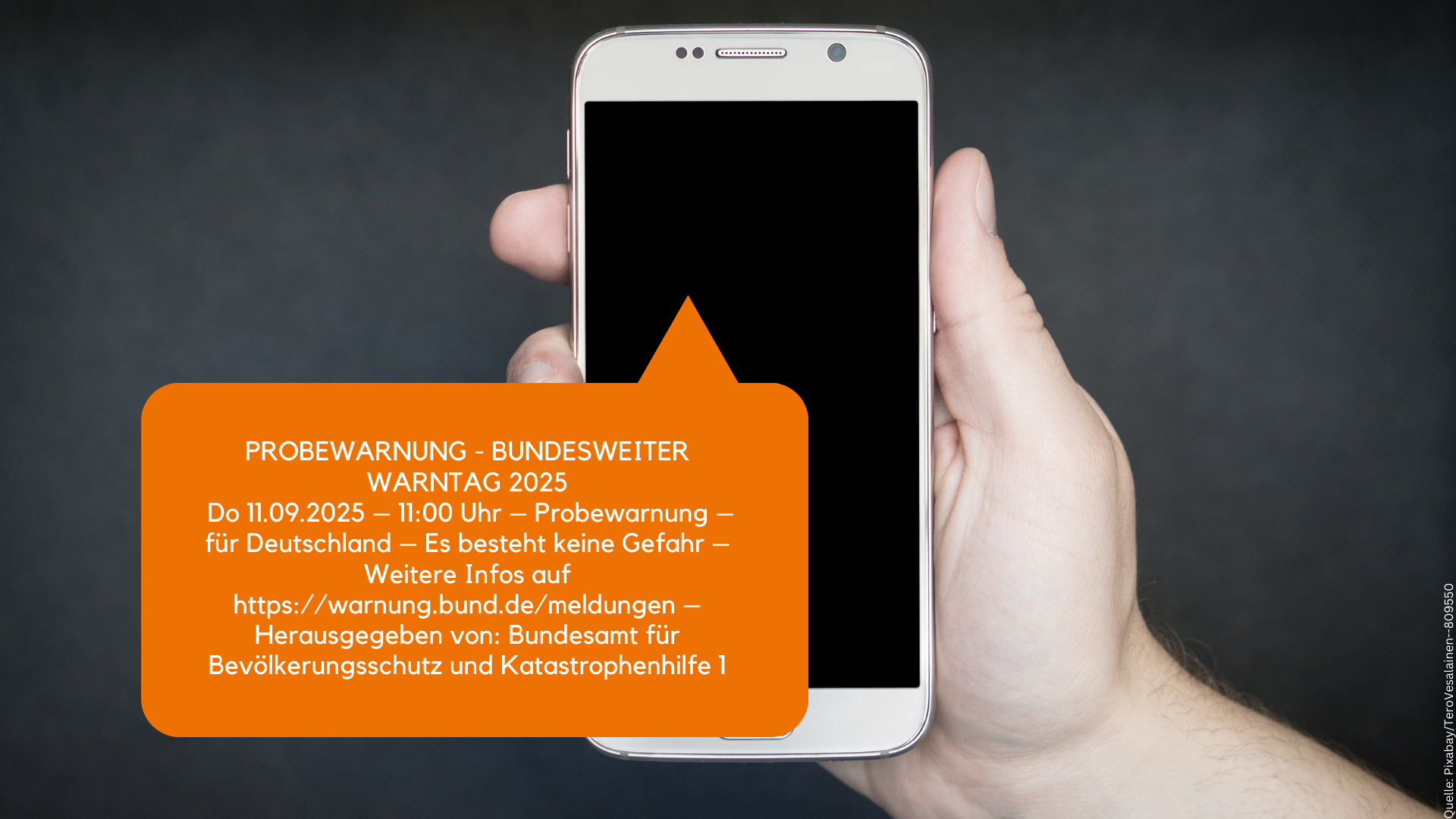 11. September - Bundesweiter Warntag 2025