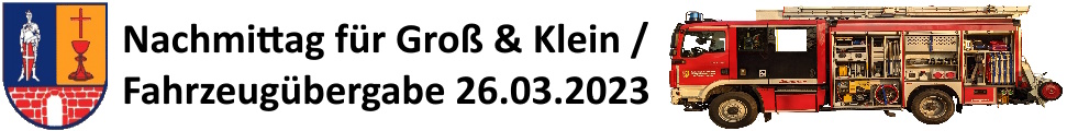 HLF 20 - Fahrzeugübergabe am 26.03.2023