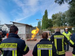 Ausbildung &raquo; Gasbrandübung Feuerwehr Akademie Hamburg